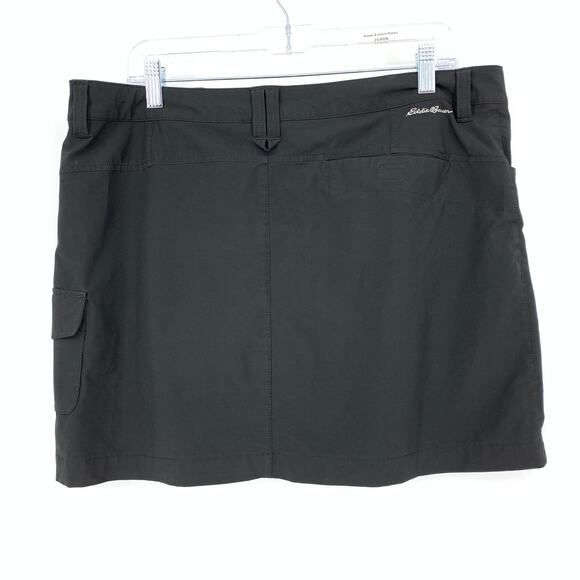 Eddie Bauer Skort Women's Size 14 Athletic Pockets Hiking Outdoor Black - Picture 2 of 7